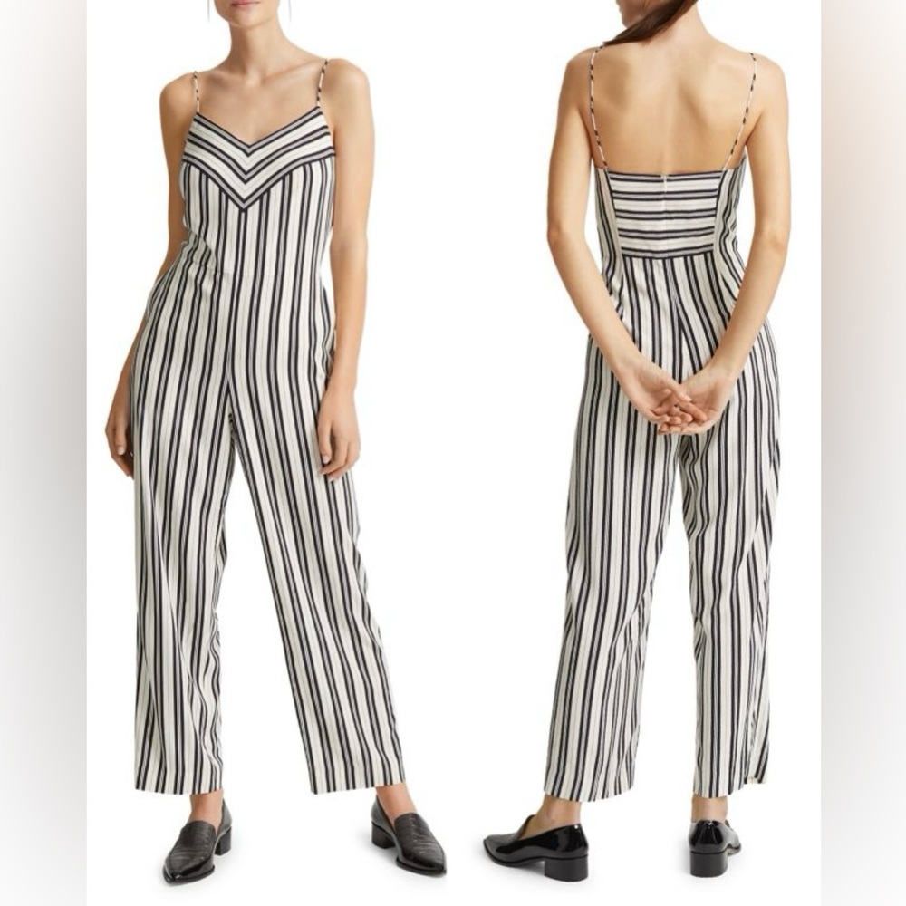 NWT Club Monaco Bar Stripe Jumpsuit